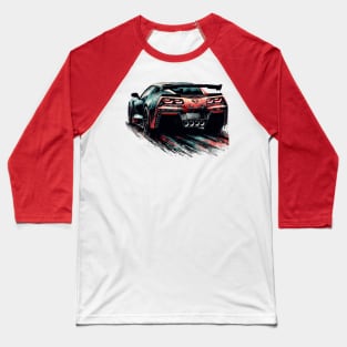 Chevrolet Corvette Baseball T-Shirt